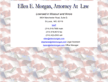 Tablet Screenshot of ellenmorgan.com